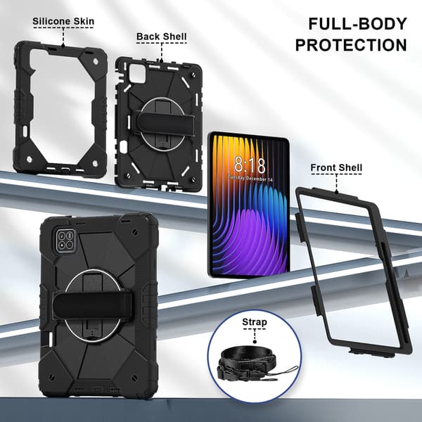 Fodral til Xiaomi Ipad 7 Pro 11,2-tommer med pennholder (Marineblå)