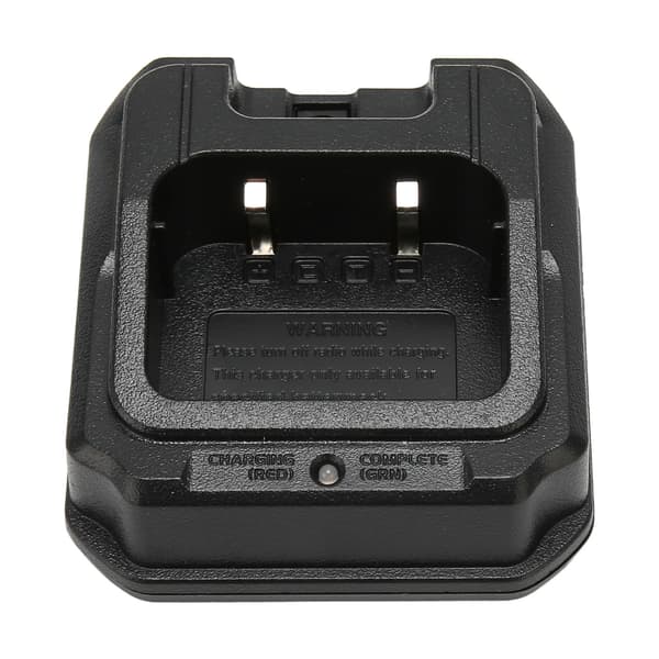 CHR 9700 Radio Batterioplader Base med Strømadapter til Baofeng BF 9700 BF A58 UV 5S UV 9R 100‑240V EU-stik