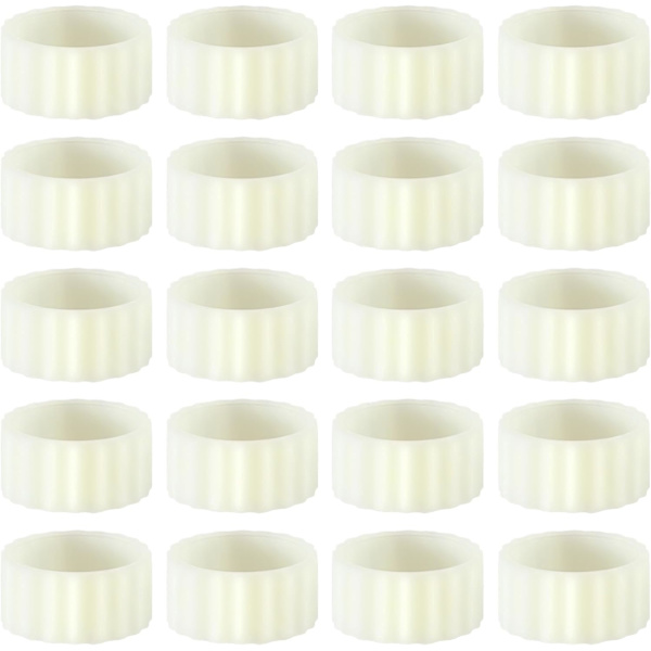 20 stk. gummilysgreb til silikone
