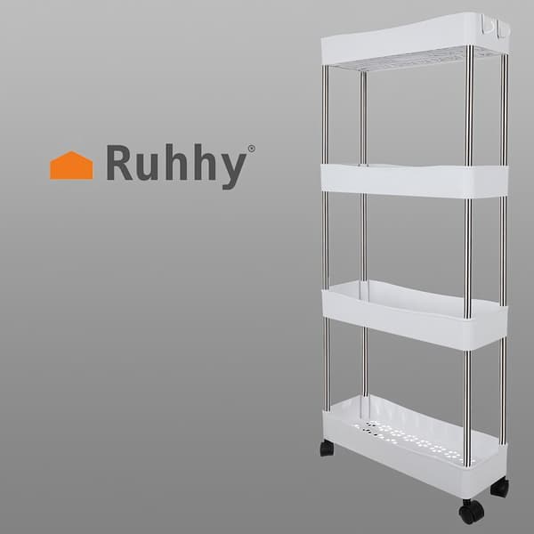 Kylpyhuonehylly pyörillä Ruhhy 24291