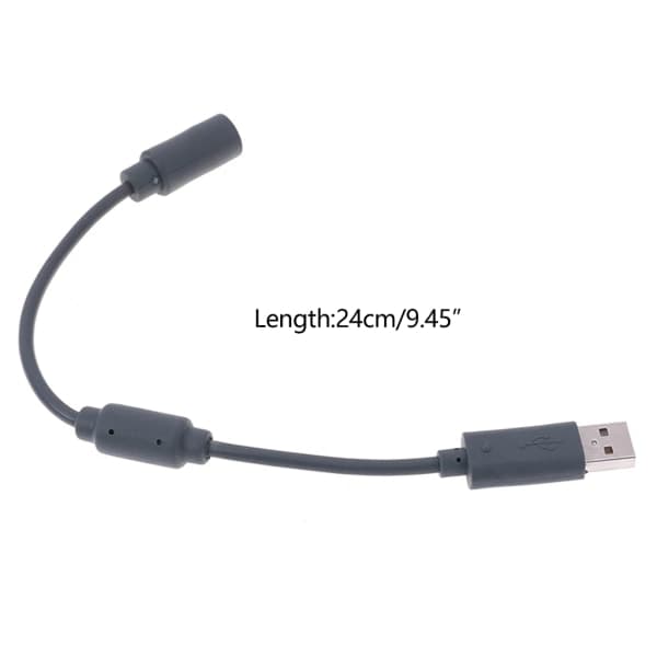 Dongle USB Breakaway-kabeladapterkabelersättning för Xbox 360 Wire Game Controller Extension Adapter Line