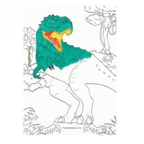 Dino World Magic Felt-Tip Pens 10-pack