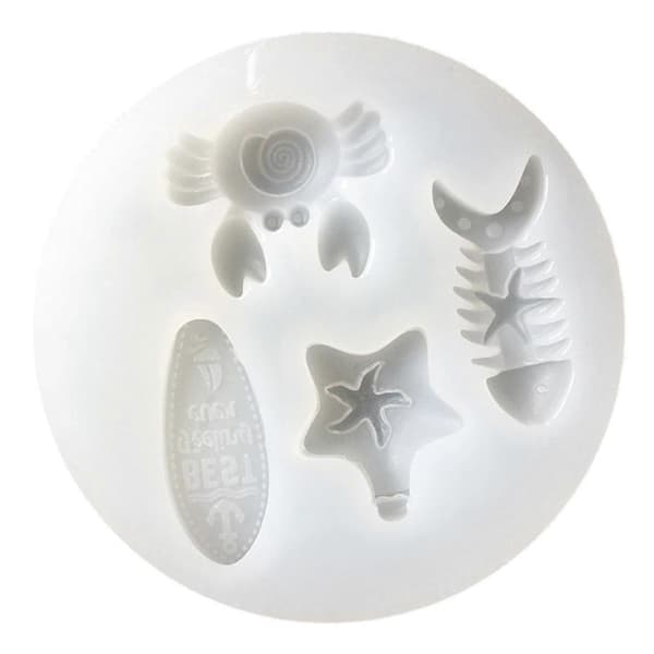 Lotusblad & Kronblad Silikoneform Fiskeflaske Epoxy Støbeform Krystal Epoxy