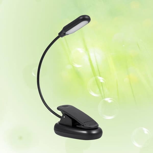 Rechargeable LED Reading Light for Books in Bedroom or Dorm, Battery Included