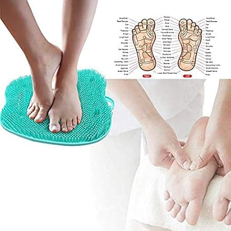 Silicone Foot Brush Scrub Massage Shower Foot Brush