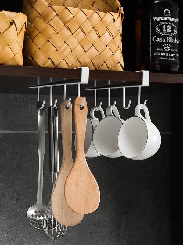 Hvit, to deler, hylle koppholder, polytermisk belegg, SpiderMug