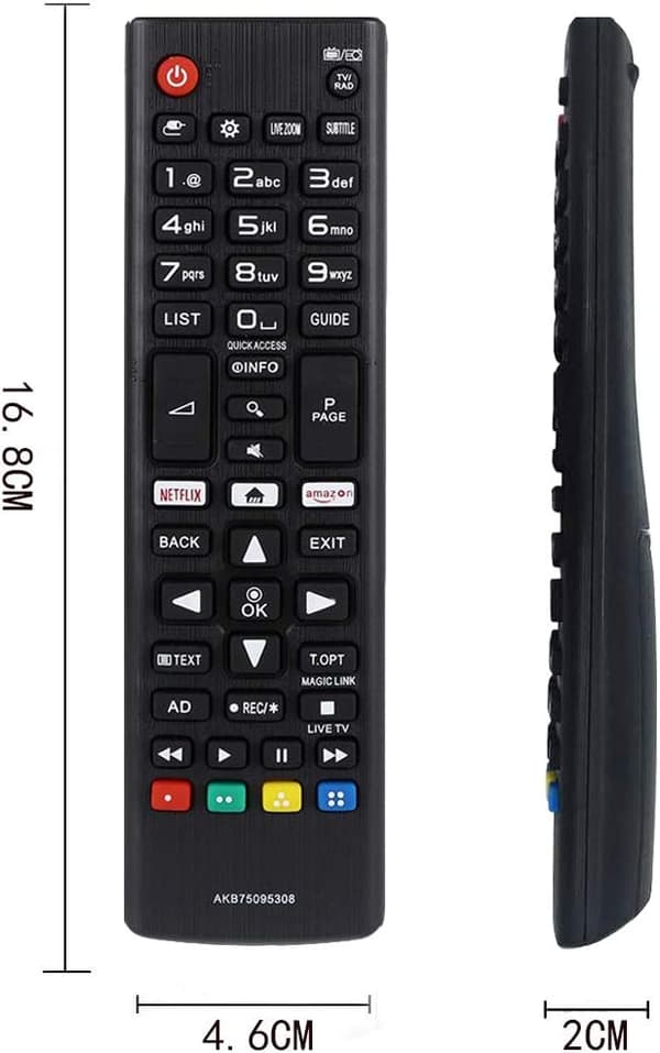 Replacement Remote Control for LG Smart TV, Compatible with Universal LG Remote Control for LG Smart TV