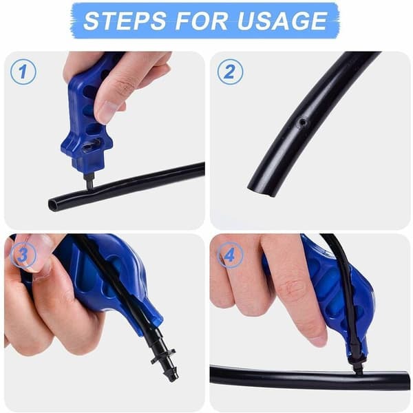 2 pcs Drip Irrigation Hose Hole Punch Tool, for 16/20mm Hose Professional Hole Punching Tool Drip Irrigation Insert Accessories.