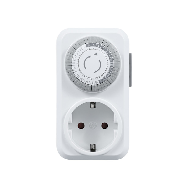 Timeruttak, plug-in mekanisk timer, energisparing 30 minutter til 24 timer