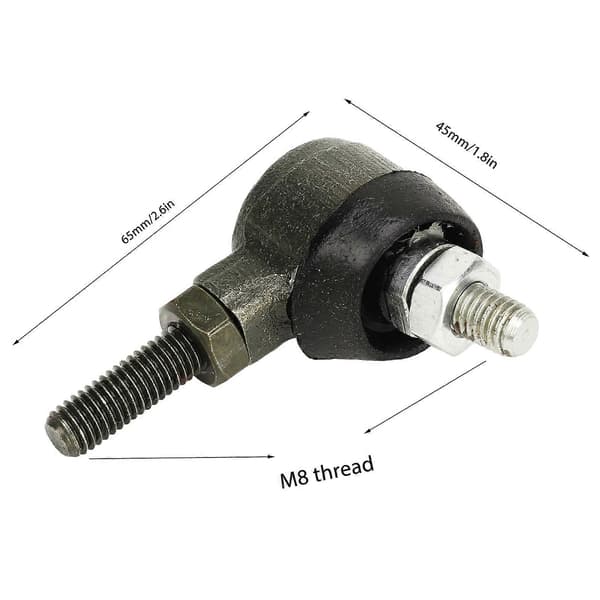 Tie Rod End M8 Durable Reliable Robust Stable Tie Rod End For 49cc 90cc 110cc GO KART ATV MOPED