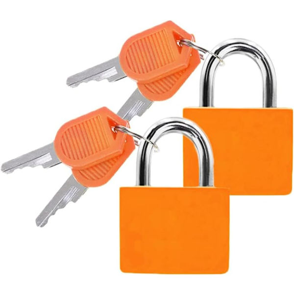 Suitcase padlock with keys Small suitcase lock for travel