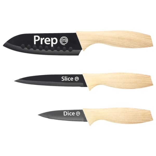 Masterchef Natural Knife Set with 3 Knives - As Seen on Sweden's Masterchef