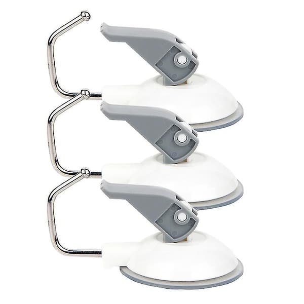 3 Pcs Shower Suction Hooks