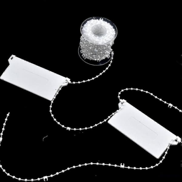 20 st Vertikala Gardiner Vikt Botten Lameller 89mm (3,5\") X 10m Gardiner Reparationssats, Vit [DB]