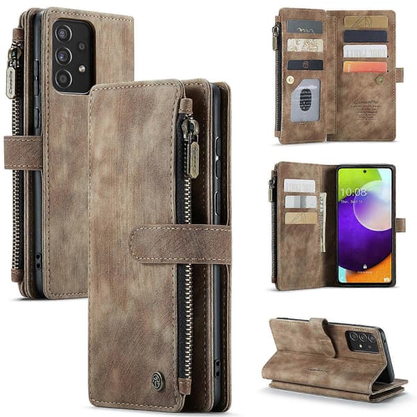 Samsung Galaxy A52S 5G Pungcover med Magnetisk Klap & Kortholder[JUN]