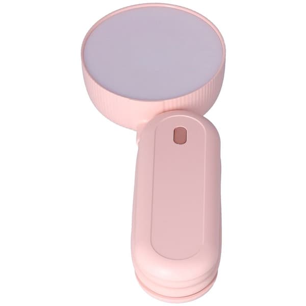 LED Desk Lamp with Gooseneck Night Light, 3 Colors, Smooth Dimming, Foldable Eye Protection Lamp, USB Charging (Pink)