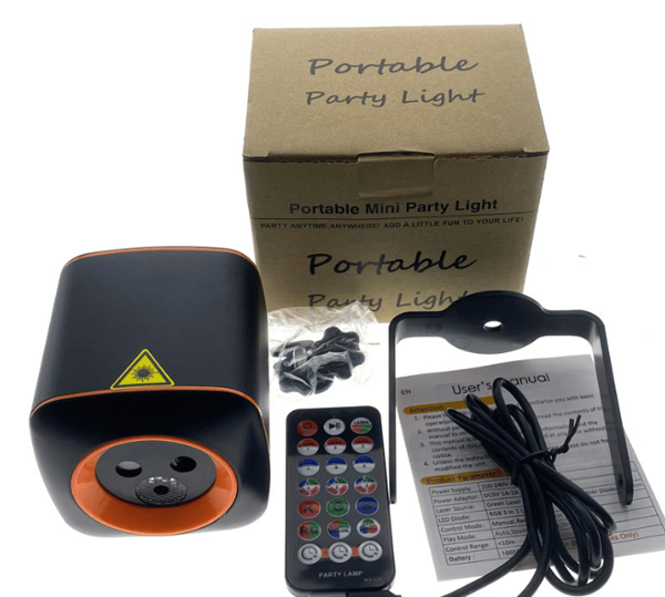 Fjernkontroll projeksjonslys LED scenelys DJ-lys laser spotlight atmosfærelys