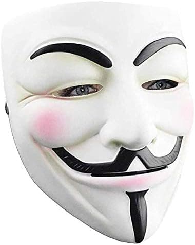 Anonymos Maske for barn - V for Vendetta Maske Halloween Masker Guy
