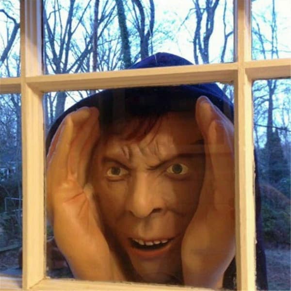 Halloween-dekorasjon Peeper Hitchhiker - Virkelighetstro skummel rekvisitt (FMY)
