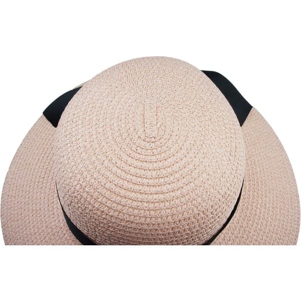 Dame Sommer Strand Sol Stråhatt UV UPF50 Reise Sammenleggbar bred
