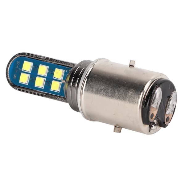 12LED BA20D LED Headlight Motorcycle Electric Vehicle Double Claw BA20D Motorcycle Lamp