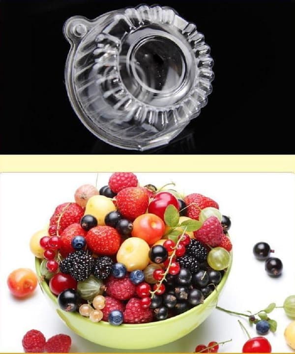 50 stk PE-materiale plast enkel individuell cupcake muffin domeholder bokser kopper pods
