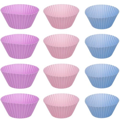 Muffinsbageform med 12 silikoneforme