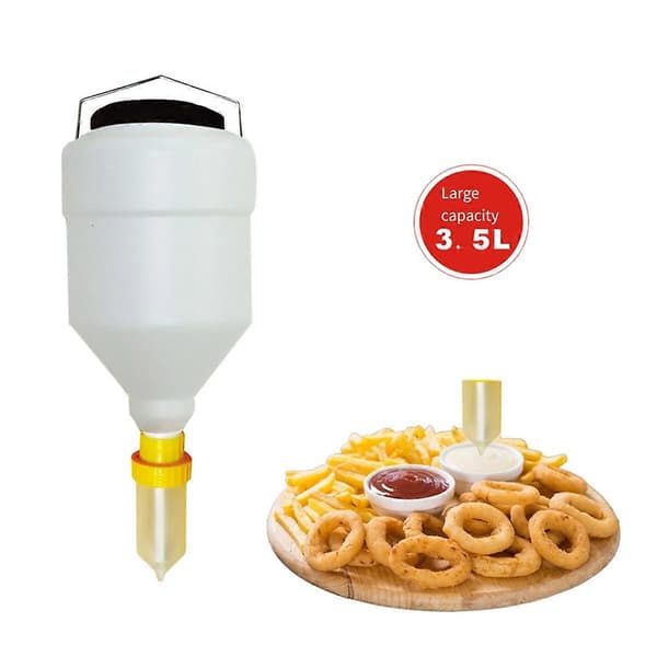 3,5L Sauce Bottle Sauce Squeeze Bottle Hanging Sauce Dispenser Squeeze Bottle Hanging Sauce Dispenser Large Diameter