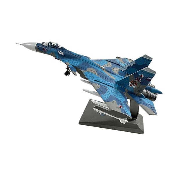 SU-33 Fighter Højsimuleret Trykstøbt Modelflylegetøj til Hyldepynt
