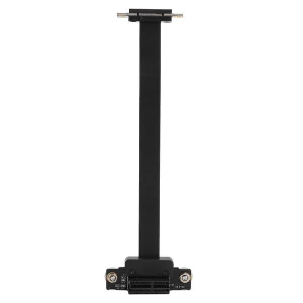 Forlængerkabel PCIE 1X Dobbelt 90° med LED-indikator Magnetisk pude Netværksadapter 15cm