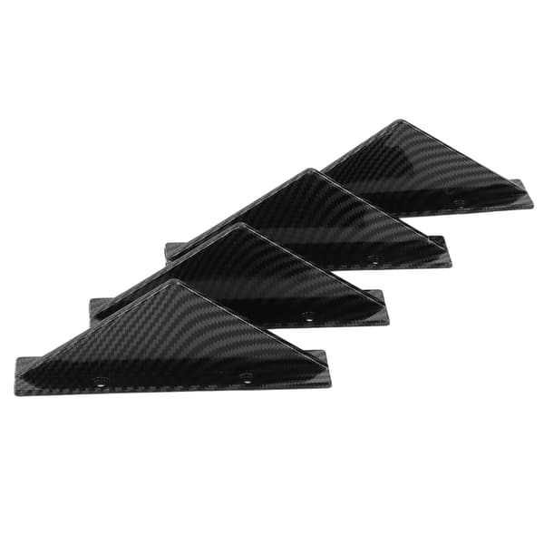 Black Universal Rear Bumper Lip Diffuser Kit - Enhance Your Car's Style with This Modified Rear Bumper Spoiler