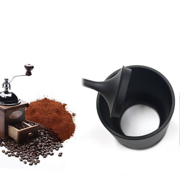 Portable Aluminum Coffee Grinder with Lid and Coffee Press, Kitchenware