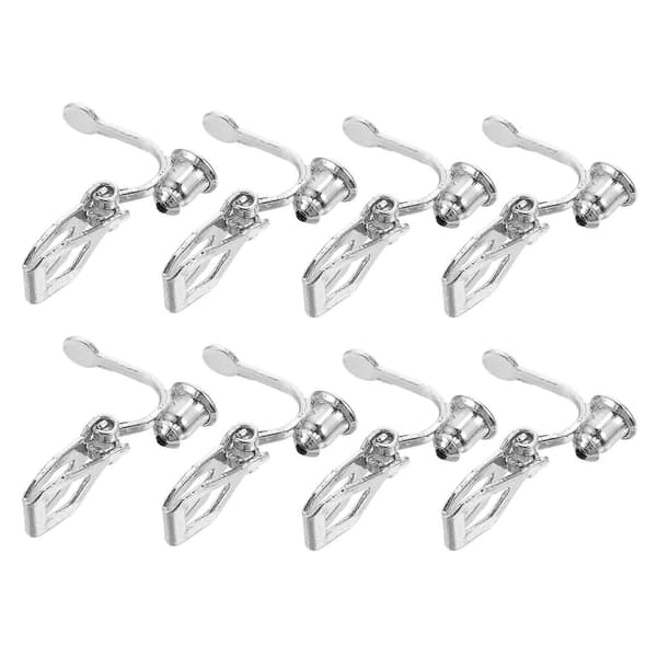 8 stk Clip-on Øredobber Base Sikker Ikke-piercede Øreklemmer Øredobber DIY Materiale