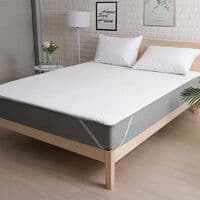 Waterproof Mattress Protector 120x200cm Breathable Bed Protector for Adults & Children, Dustproof & Hypoallergenic[JUN]