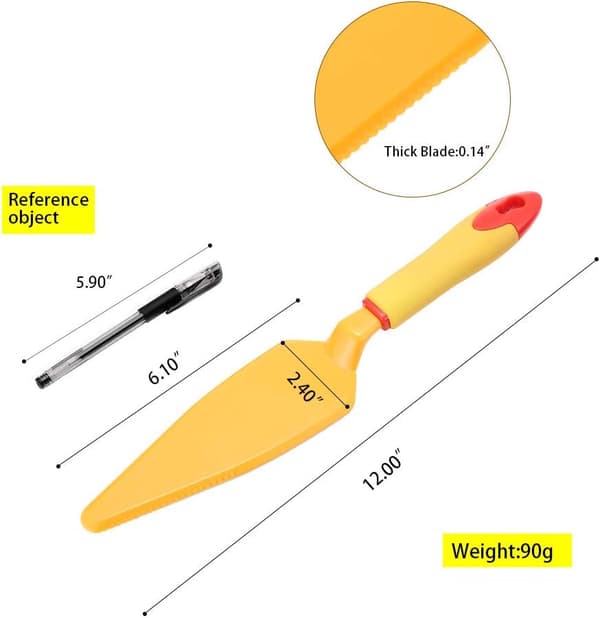 Plastic Cake Cutter, Pie Cutter, Pizza Cutter 2 Pieces