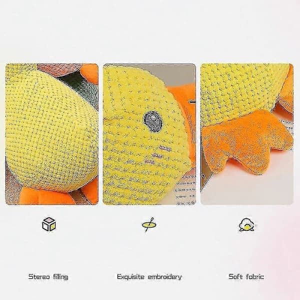 Mellow Dog Calming Duck - Durable Quacking Dog Toy Yellow
