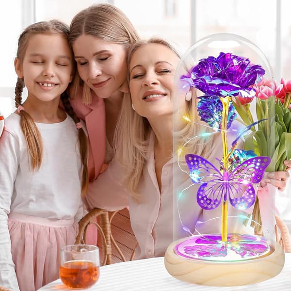 Valentinsdag rosegaver til henne, valentinsdag blomstergaver til mamma kvinner kjæreste