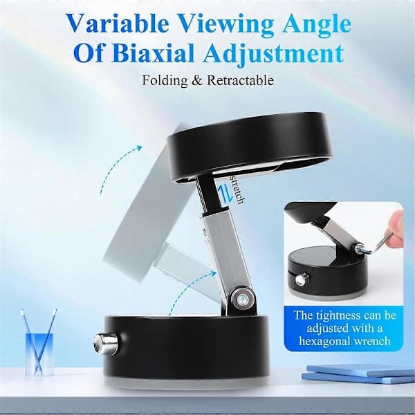 Magnetic Vacuum Suction Cup Phone Holder, Magnetic Multifunctional Holder, Foldable and Extendable Magnet