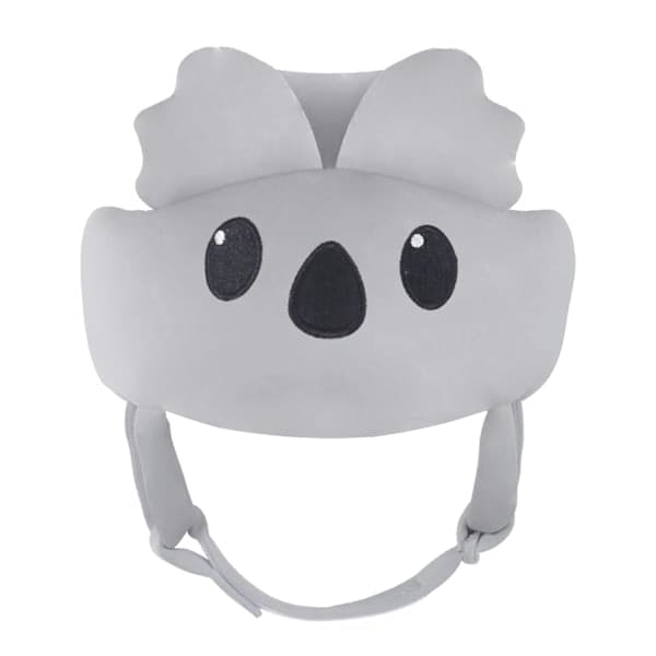 Baby Head Protection Hat for Crawling & Walking - Soft and Breathable Design with Adjustable Strap, 360° Shock Protection for 8-18 Months Grey grey