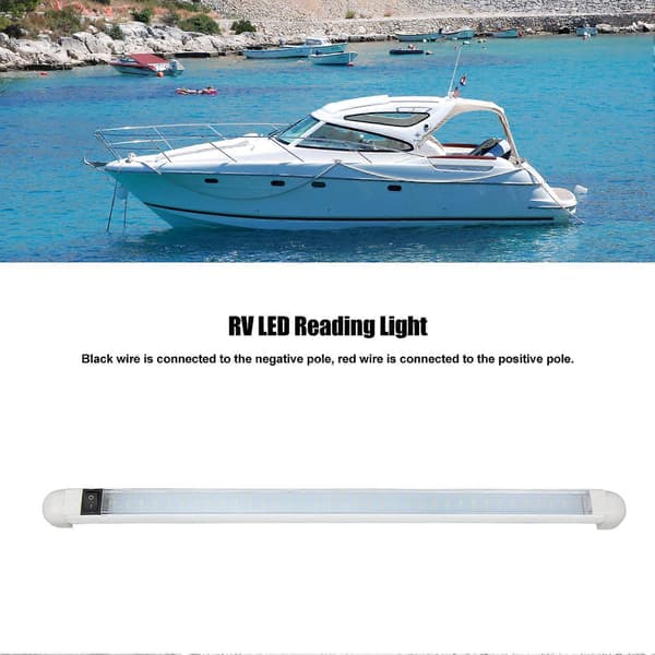 LED Interior Reading Light 12V 3W LED Dome Light Universal Fit for RV Caravan Yacht Cabin