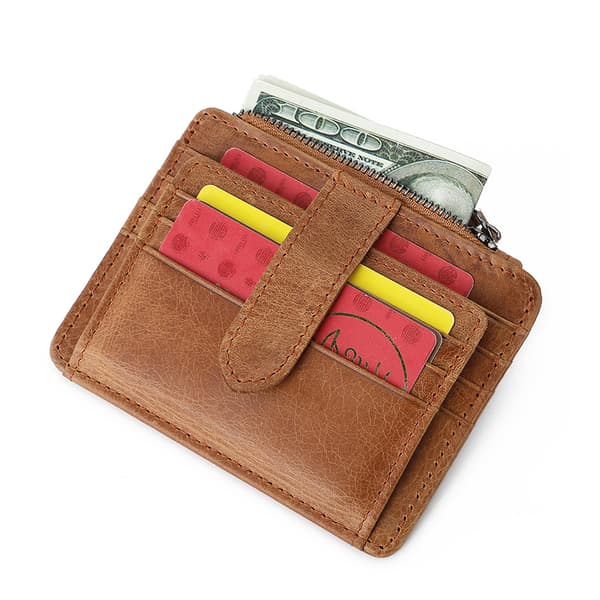 RFID-suojaava lompakko nahkaa