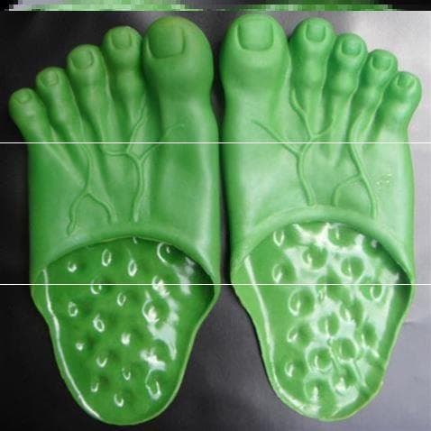 Barefoot Funny Feet Tofflor - Jumbo Big Foot Realistisk Dräkt