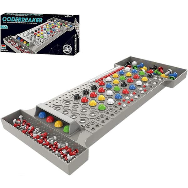 Code Breaking Game, Roligt Hjärnpusselspel - Mastermind-spel, Resespel för Barn och Föräldrar för att Träna Logik