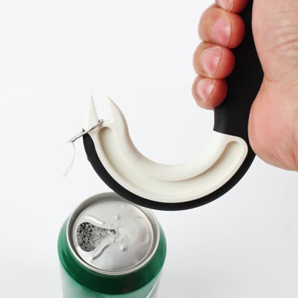 Manual Non-slip Ring Hook Jar Opener, Compatible with Kitchen Utensils for Lid Opening