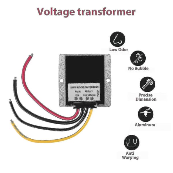 [LD]12V - 24V 15A 360W DC-DC-omformer 360W DC-omformer_no