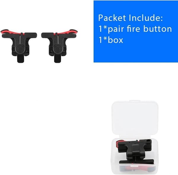 1 par PUBG Mobile Controller Spilcontroller Game Trigger Aim-knap L1