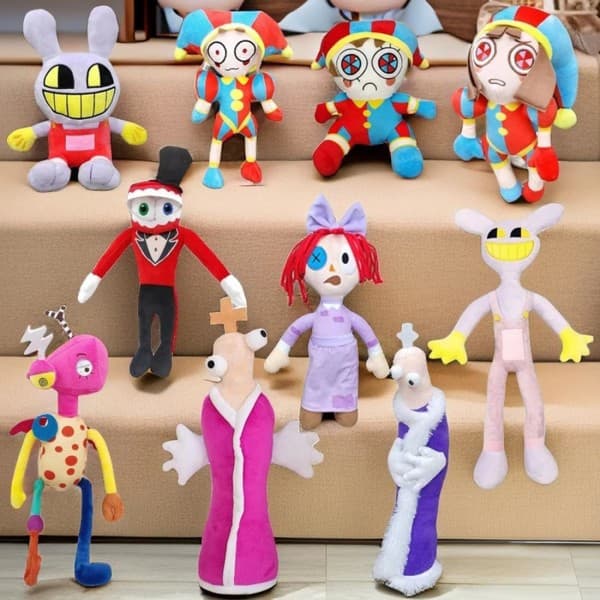 The Amazing Digital Circus Plush Doll, Cute Charming Joker Toy