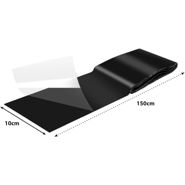 Sort Vandtæt Tape (10cm x 150cm) til Pool- og Rørreparation (Nødreparationstape/Selvklæbende Forseglingstape til Forsegling Under Vand)