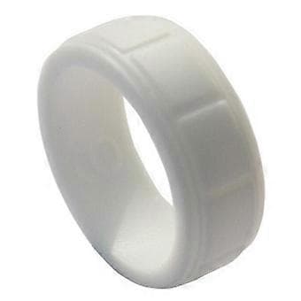 7 stk 8 mm brede silikonringer for dame og herre, gifteringer, gave