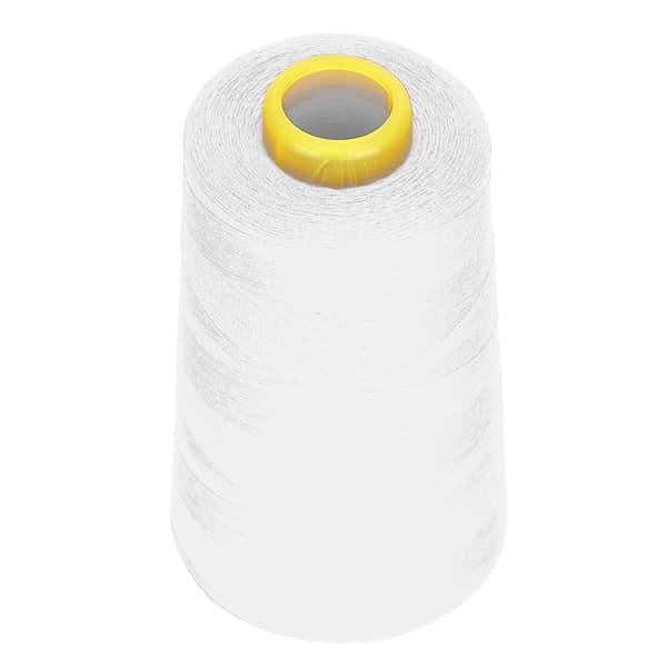 402 Polyester Sytråd 3000 Yards Håndsyningstråd til DIY Håndværk Skrædderi Håndarbejde Hvid